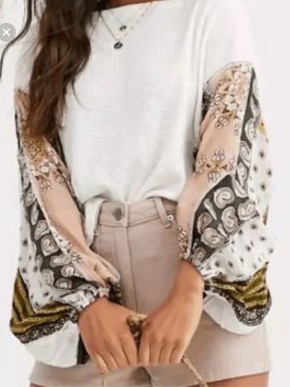 Free People x We The Free • blossom thermal top